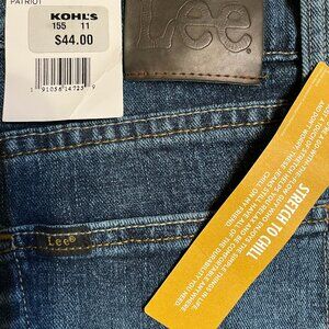 Mens Lee Regular Fit Straight Leg Jeans
